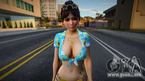 DOAXVV Kokoro - Loco Moco Vacation para GTA San Andreas