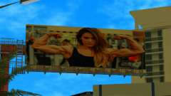 Fitness Girls On Billboard para GTA Vice City