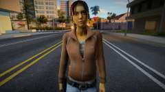 Zoe (Alyx HL2) de Left 4 Dead para GTA San Andreas