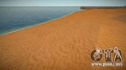 Texturas de arena en la playa de San Fierro para GTA San Andreas