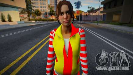 Zoe (McDonalds) de Left 4 Dead para GTA San Andreas