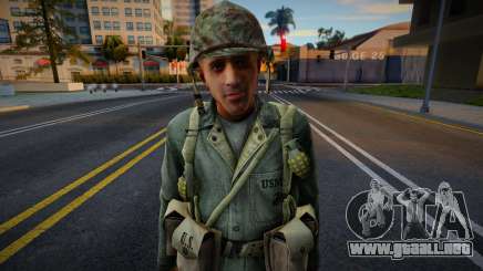 Soldado estadounidense de CoD WaW v6 para GTA San Andreas