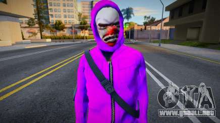 Criminal de todos los criminales ambientados en Free Fire 4 para GTA San Andreas