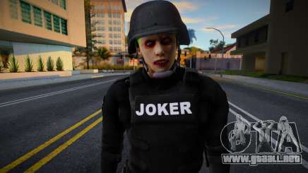 Joker con uniforme de fuerzas especiales v1 para GTA San Andreas