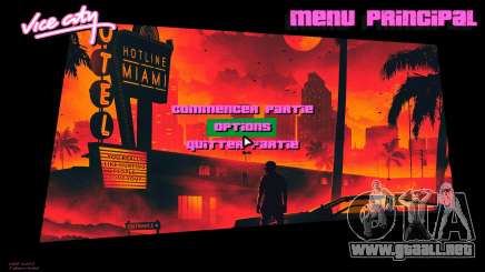 Retrowave Menu v1 para GTA Vice City