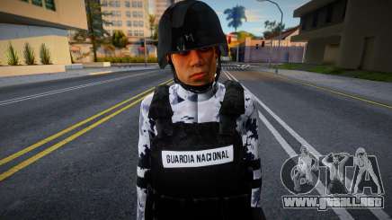 Soldado de la Guardia Nacional de México para GTA San Andreas