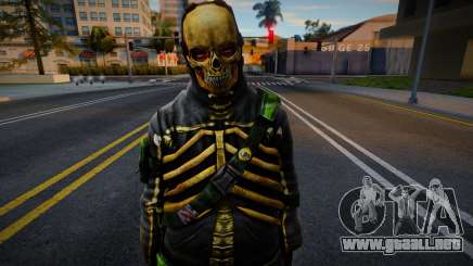 Disfraz de esqueleto para GTA San Andreas