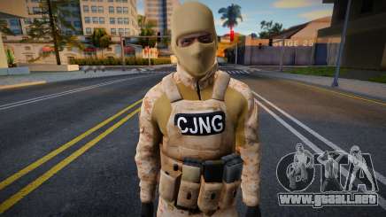 Soldado (Desierto) del Cártel Khali Nueva Generación para GTA San Andreas