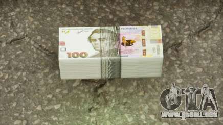 Realistic Banknote UAH 100 para GTA San Andreas Definitive Edition
