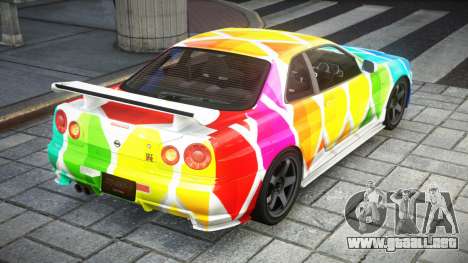 Nissan Skyline R34 GTR Nismo S8 para GTA 4