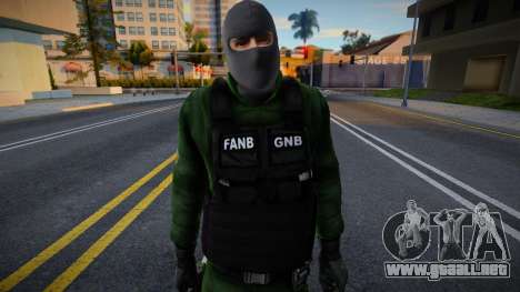 Oficial de las fuerzas especiales bolivianas Gnb para GTA San Andreas