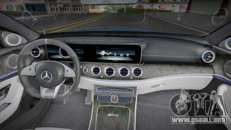Mercedes-Benz E63s W213 en la carrocería actuali para GTA San Andreas