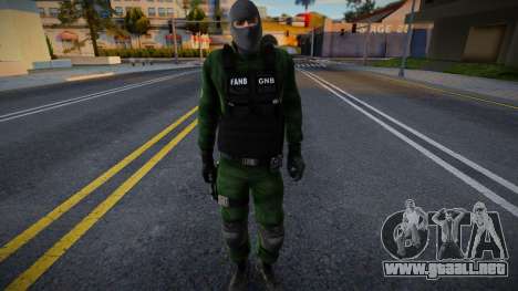 Oficial de las fuerzas especiales bolivianas Gnb para GTA San Andreas