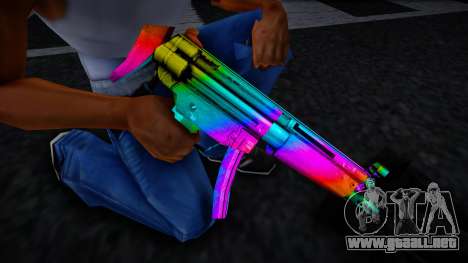 MP5 Lng Multicolor para GTA San Andreas