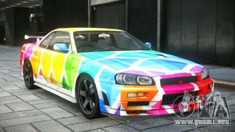 Nissan Skyline R34 GTR Nismo S8 para GTA 4