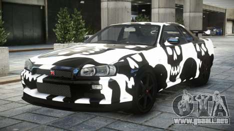 Nissan Skyline GT-R BNR34 S10 para GTA 4