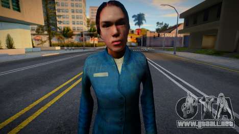 FeMale Citizen from Half-Life 2 v5 para GTA San Andreas