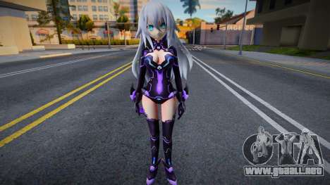 Lost Purple Black Heart (Custom Neptunia Skin) para GTA San Andreas