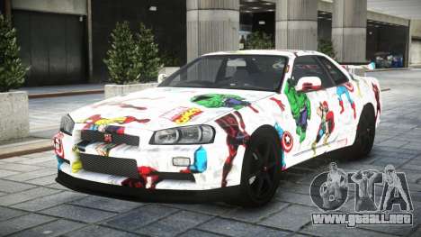 Nissan Skyline GT-R BNR34 S5 para GTA 4