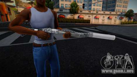 Pump Shotgun (Bones Finish) v4 para GTA San Andreas
