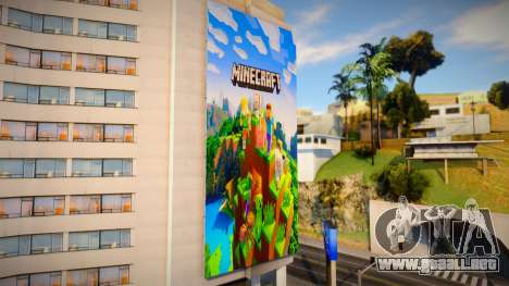Minecraft Billboard v1 para GTA San Andreas