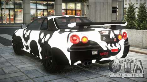 Nissan Skyline GT-R BNR34 S10 para GTA 4