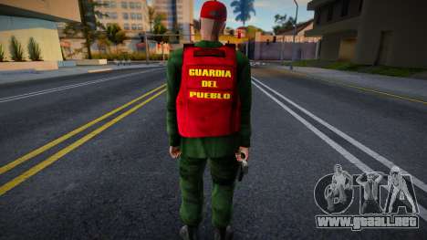 Soldado brasileño de guardia del Pueblo V1 para GTA San Andreas