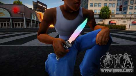 Knife Multicolor para GTA San Andreas