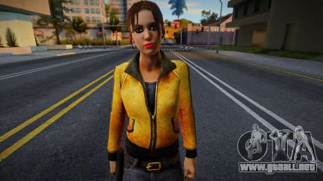 Zoe (Cyberpunk 2077 V1) de Left 4 Dead para GTA San Andreas