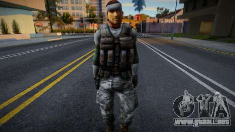Guerrilla (Solid Snake) de Counter-Strike Source para GTA San Andreas