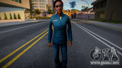 FeMale Citizen from Half-Life 2 v3 para GTA San Andreas