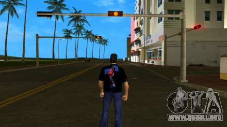 Tommy bike tshirt para GTA Vice City