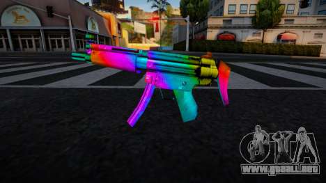 MP5 Lng Multicolor para GTA San Andreas