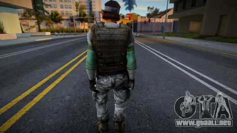 Guerrilla (Solid Snake) de Counter-Strike Source para GTA San Andreas