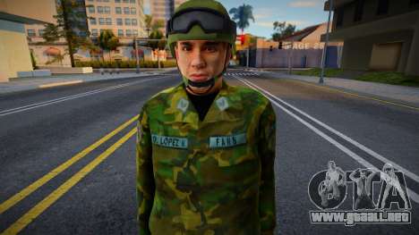 Soldado boliviano (Ejercito) para GTA San Andreas