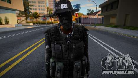 Soldado colombiano Recruta para GTA San Andreas