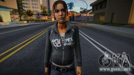 Zoe (Emo) de Left 4 Dead para GTA San Andreas