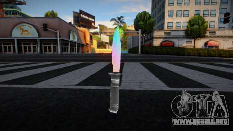 Knife Multicolor para GTA San Andreas