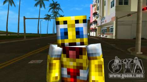 Steve Body Sponge Bob para GTA Vice City
