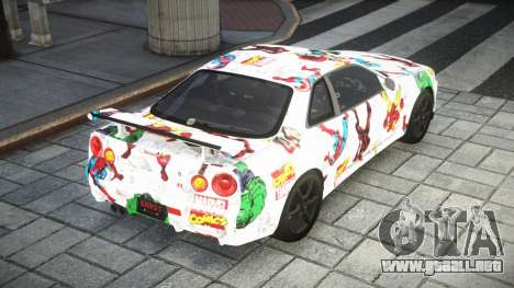 Nissan Skyline GT-R BNR34 S5 para GTA 4