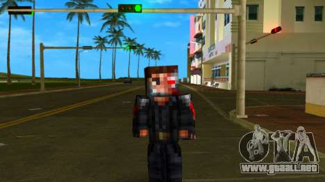 Steve Body Terminator Damage para GTA Vice City