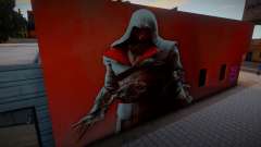 Ezio Auditore Mural v2 para GTA San Andreas