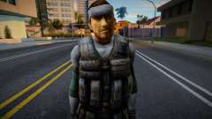 Guerrilla (Solid Snake) de Counter-Strike Source para GTA San Andreas