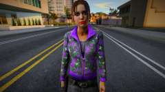 Zoe (Purple Rose Coat) de Left 4 Dead para GTA San Andreas