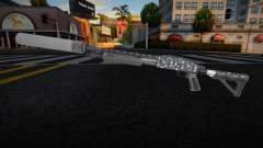 Pump Shotgun (Bones Finish) v4 para GTA San Andreas