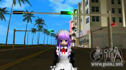 Nepgear (Maid) from Hyperdimension Neptunia para GTA Vice City