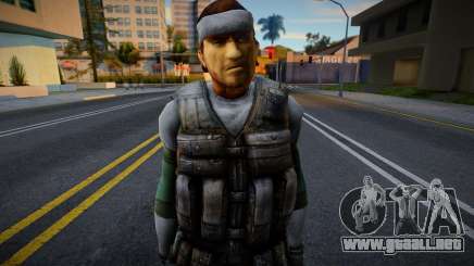 Guerrilla (Solid Snake) de Counter-Strike Source para GTA San Andreas