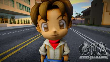 Mark (MC) From Harvest Moon A Wonderful Life Ski para GTA San Andreas