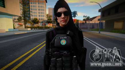 Swat Girl v1 para GTA San Andreas