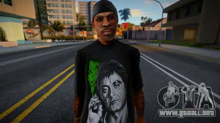 Gángster en camiseta para GTA San Andreas